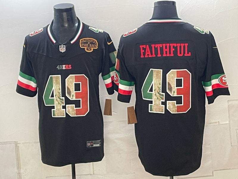 Men 2026 Nike San Francisco 49ers #49 Faithful black NFL Jersey 091504->san francisco 49ers->NFL Jersey